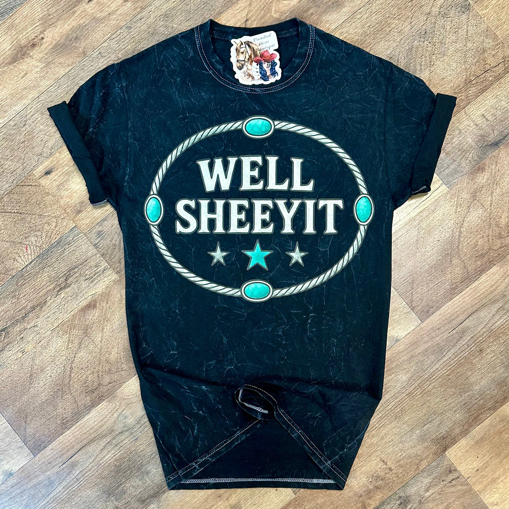Well Sheeyit Graphic Tee by Painted Aces