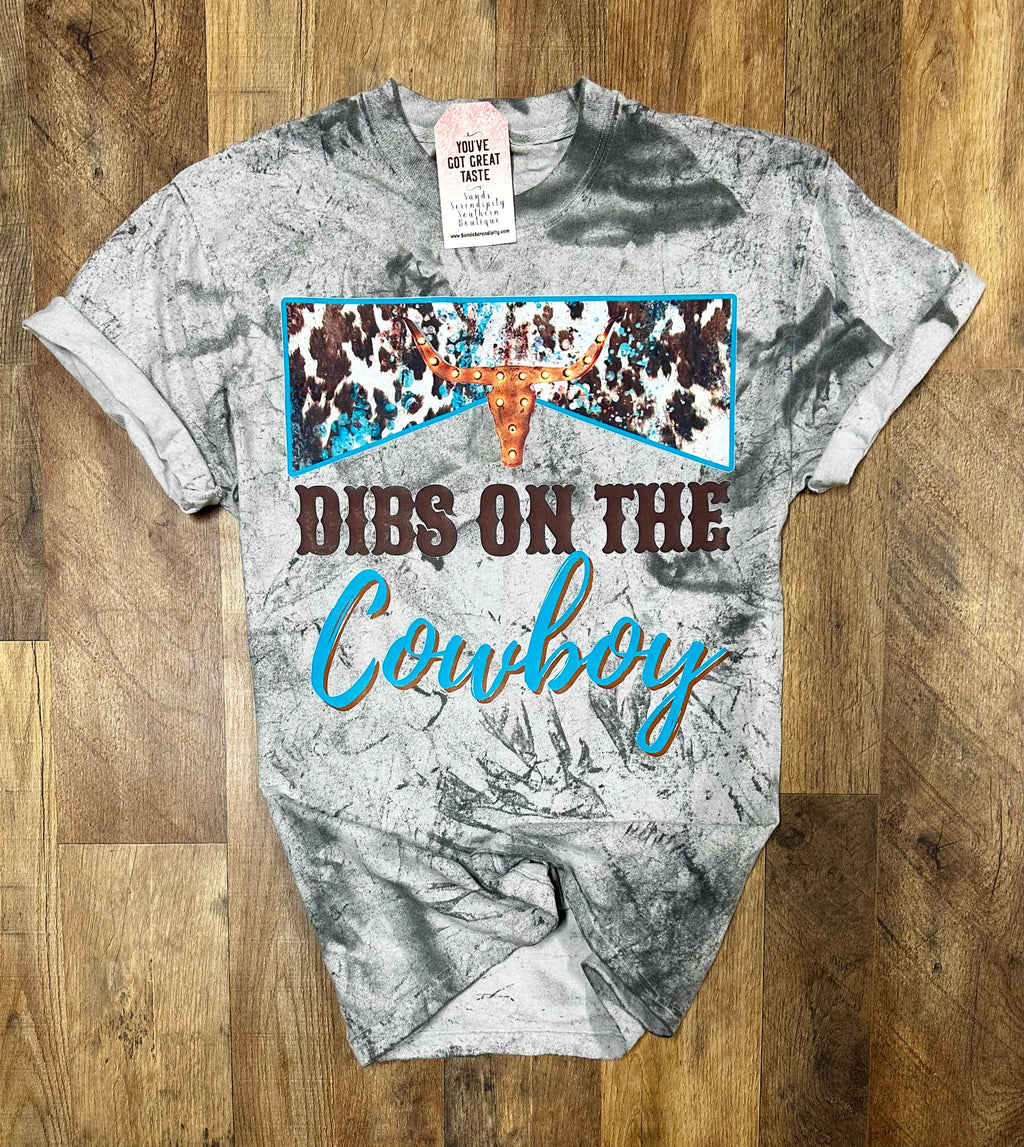 Dibs On The Cowboy Women's T-Shirt by Painted Aces