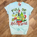 Full Of Holiday Spirit Tee by Painted Aces