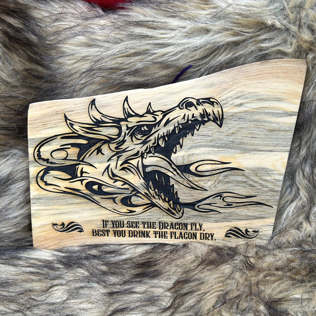 Dragon Fly, Flagon Dry Handmade Plaque