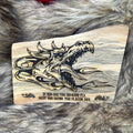 Dragon Fly, Flagon Dry Handmade Plaque