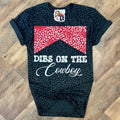 Leopard Dibs On The Cowboy Women's Tee by Painted Aces
