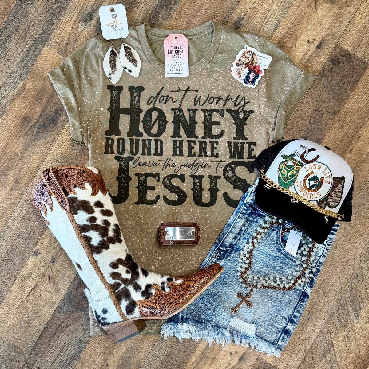 Judging To Jesus Women's Tee by Painted Aces