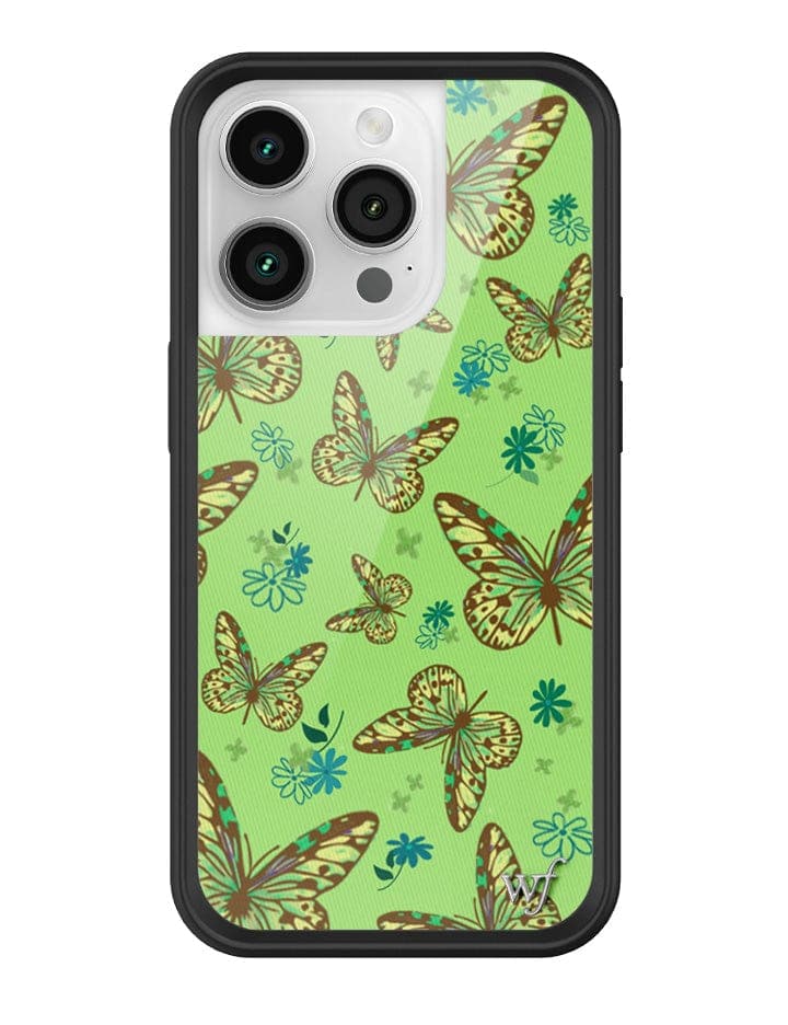 Wildflower Butterfly | Sage iPhone Case