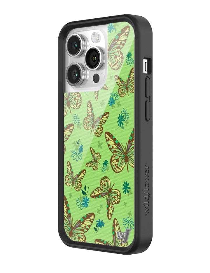 Wildflower Butterfly | Sage iPhone Case