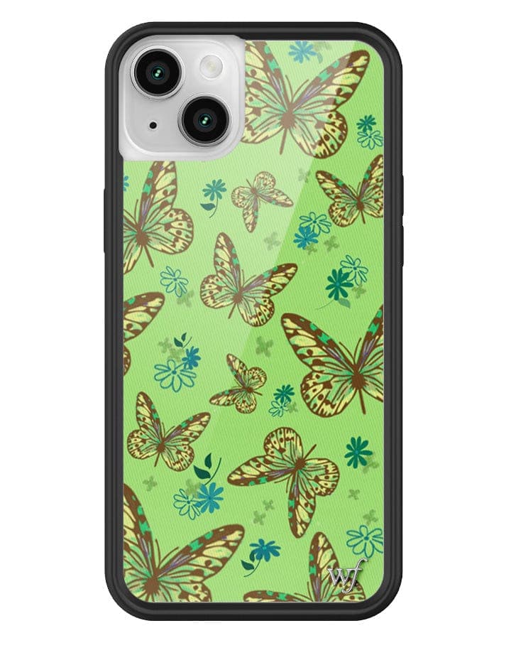 Wildflower Butterfly | Sage iPhone Case