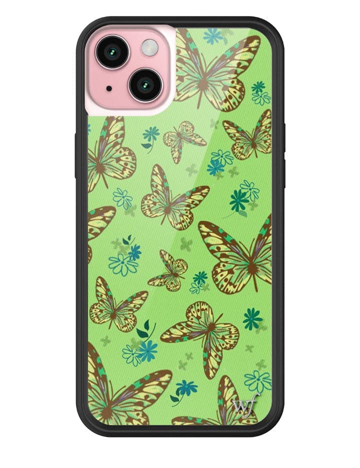 Wildflower Butterfly | Sage iPhone Case