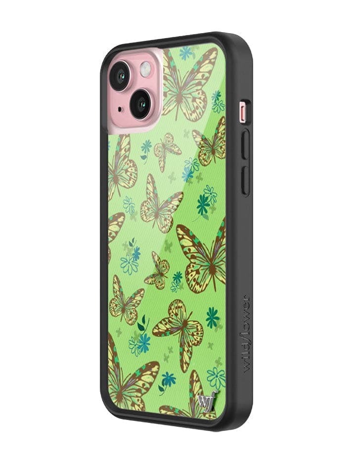 Wildflower Butterfly | Sage iPhone Case