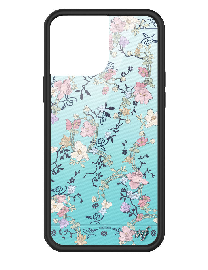 Wildflower Gallery Girlie Blue iPhone Case