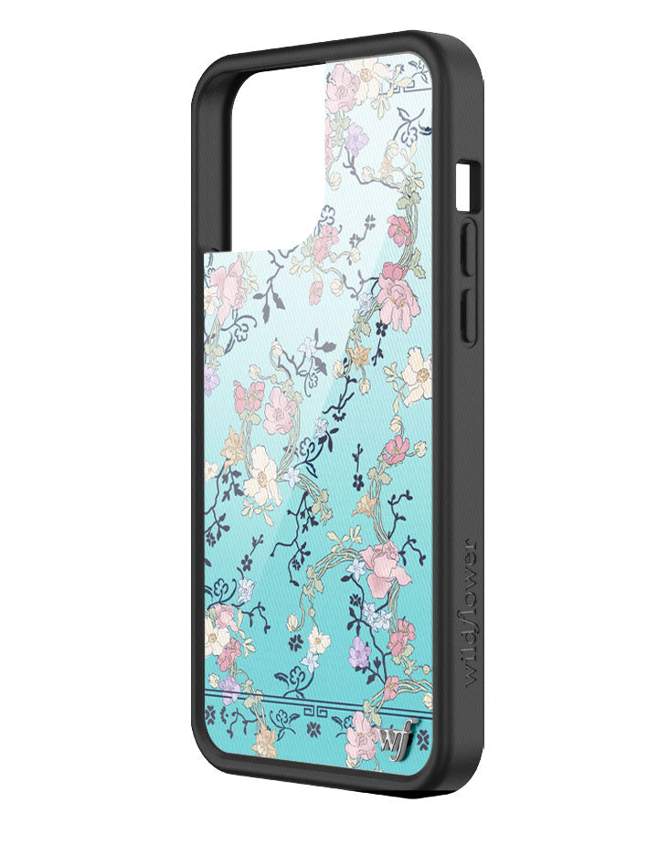 Wildflower Gallery Girlie Blue iPhone Case