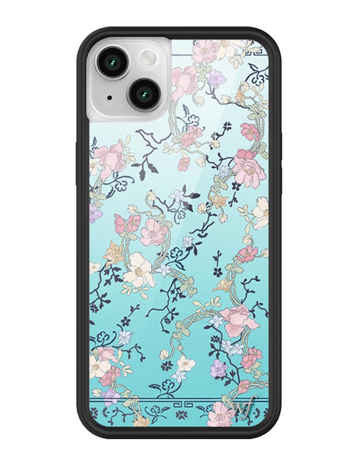 Wildflower Gallery Girlie Blue iPhone Case