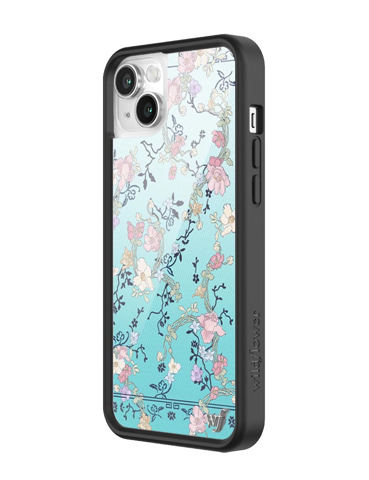 Wildflower Gallery Girlie Blue iPhone Case