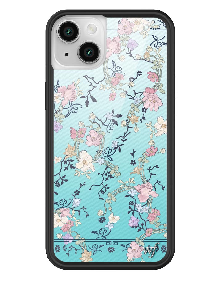 Wildflower Gallery Girlie Blue iPhone Case