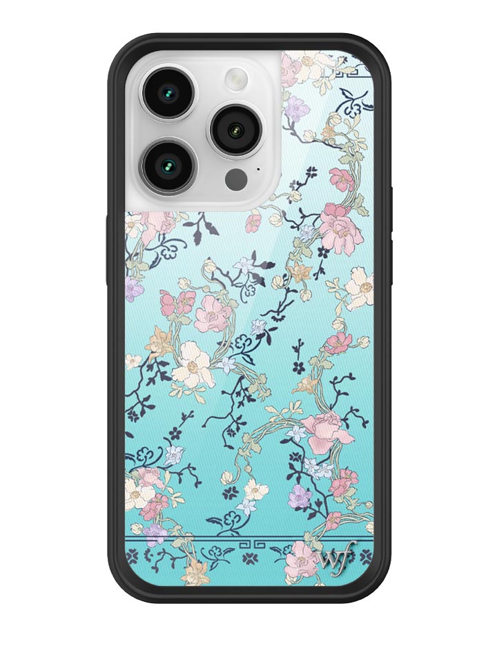 Wildflower Gallery Girlie Blue iPhone Case