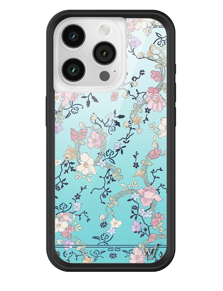 Wildflower Gallery Girlie Blue iPhone Case