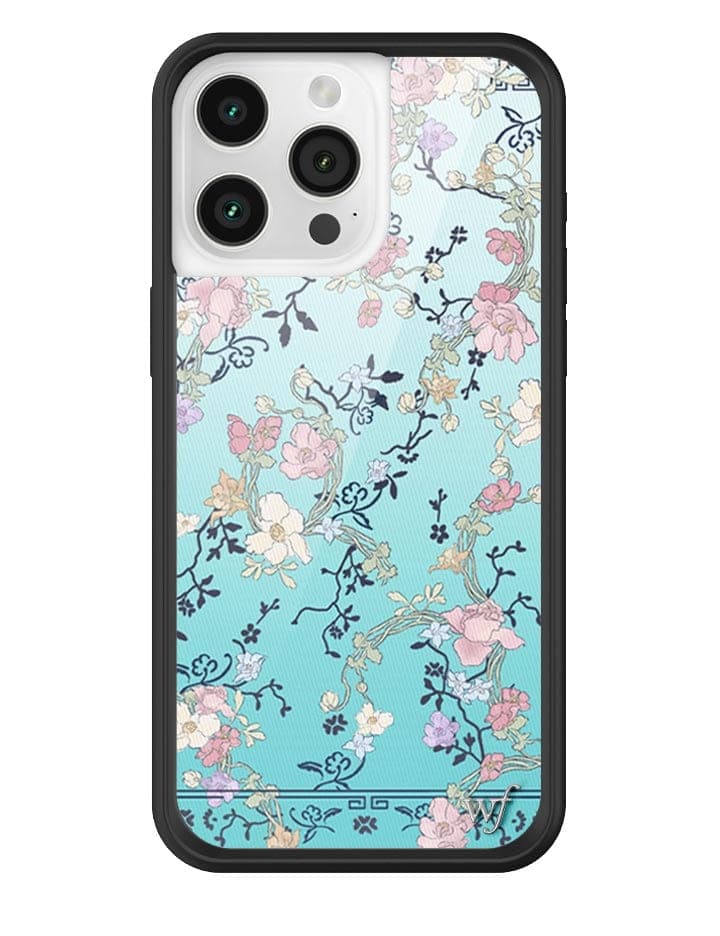 Wildflower Gallery Girlie Blue iPhone Case