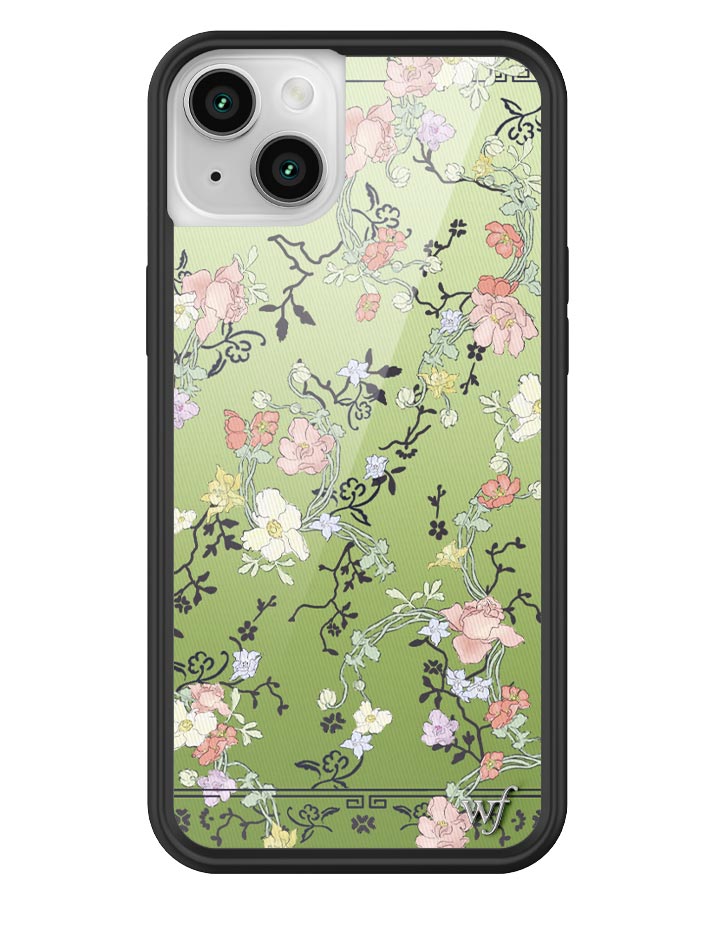 Wildflower Gallery Girlie Green iPhone Case