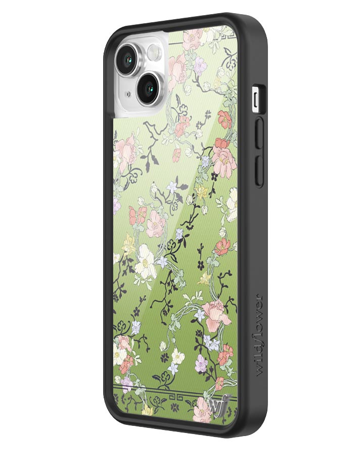 Wildflower Gallery Girlie Green iPhone Case