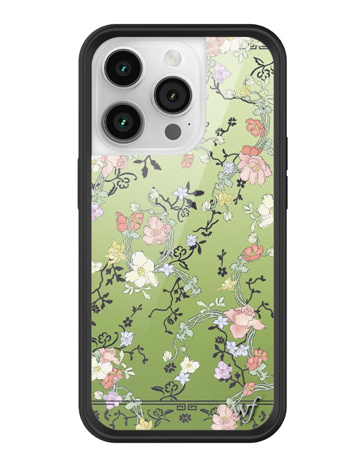 Wildflower Gallery Girlie Green iPhone Case