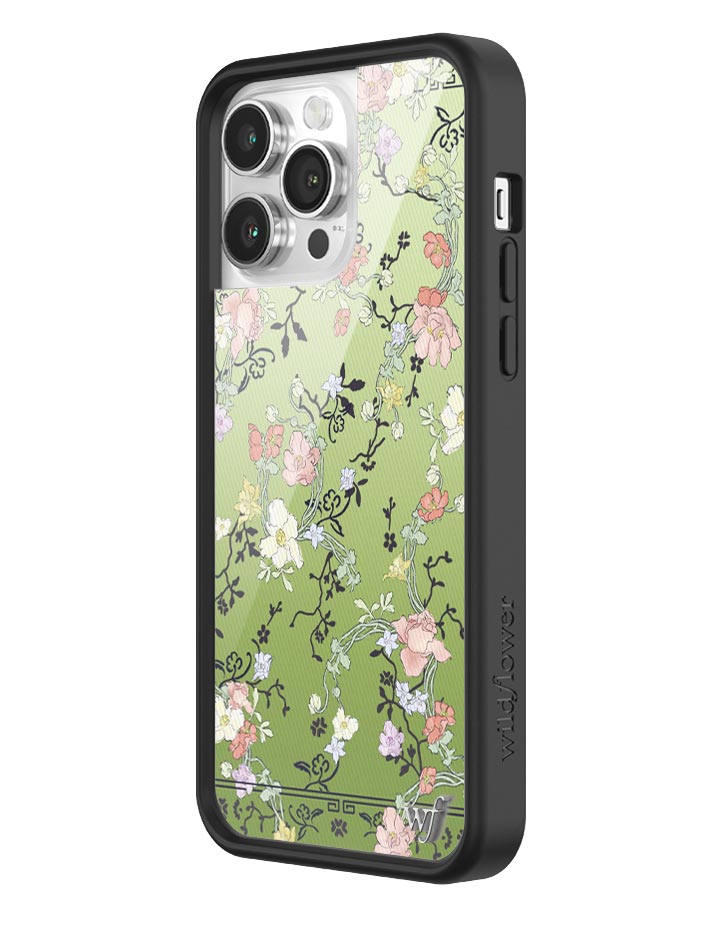 Wildflower Gallery Girlie Green iPhone Case