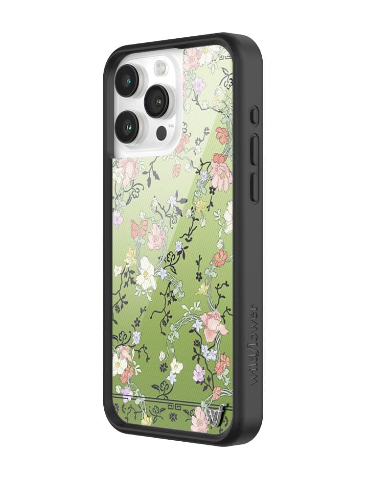 Wildflower Gallery Girlie Green iPhone Case