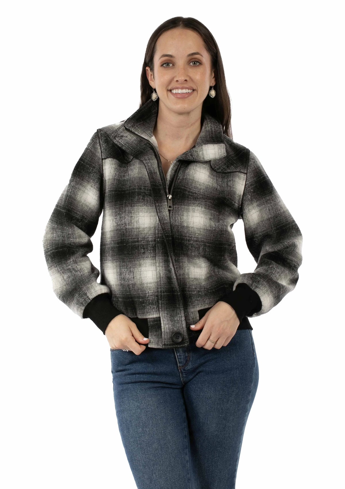 Honey Creek Baseball Plaid - Women's Jacket