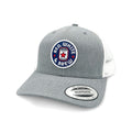 Red White and Brew Funny Patriotic Trucker Hat – Woven Patch Snapback
