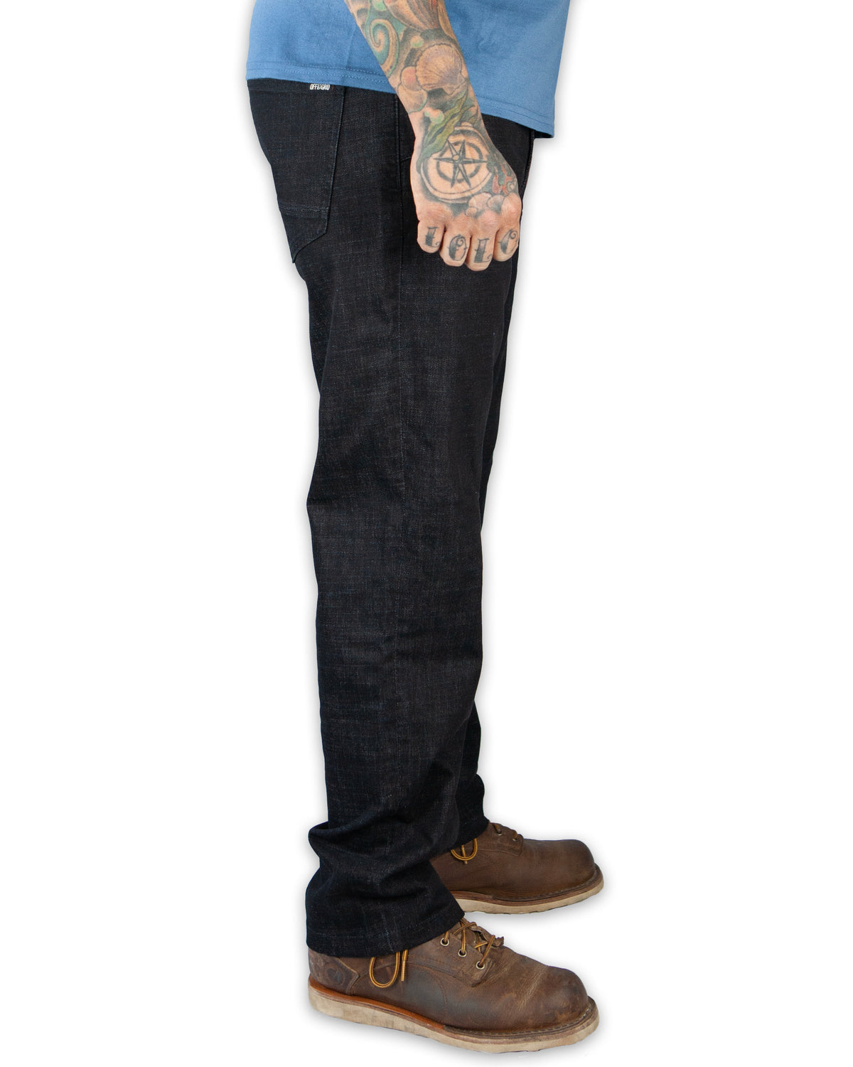 Hideout Denim Standard Fit - Black Men's Jeans