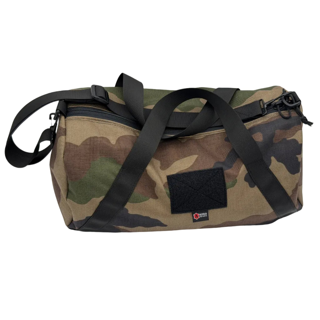 Recycled Firefighter Barrel Duffle Bag 1000D