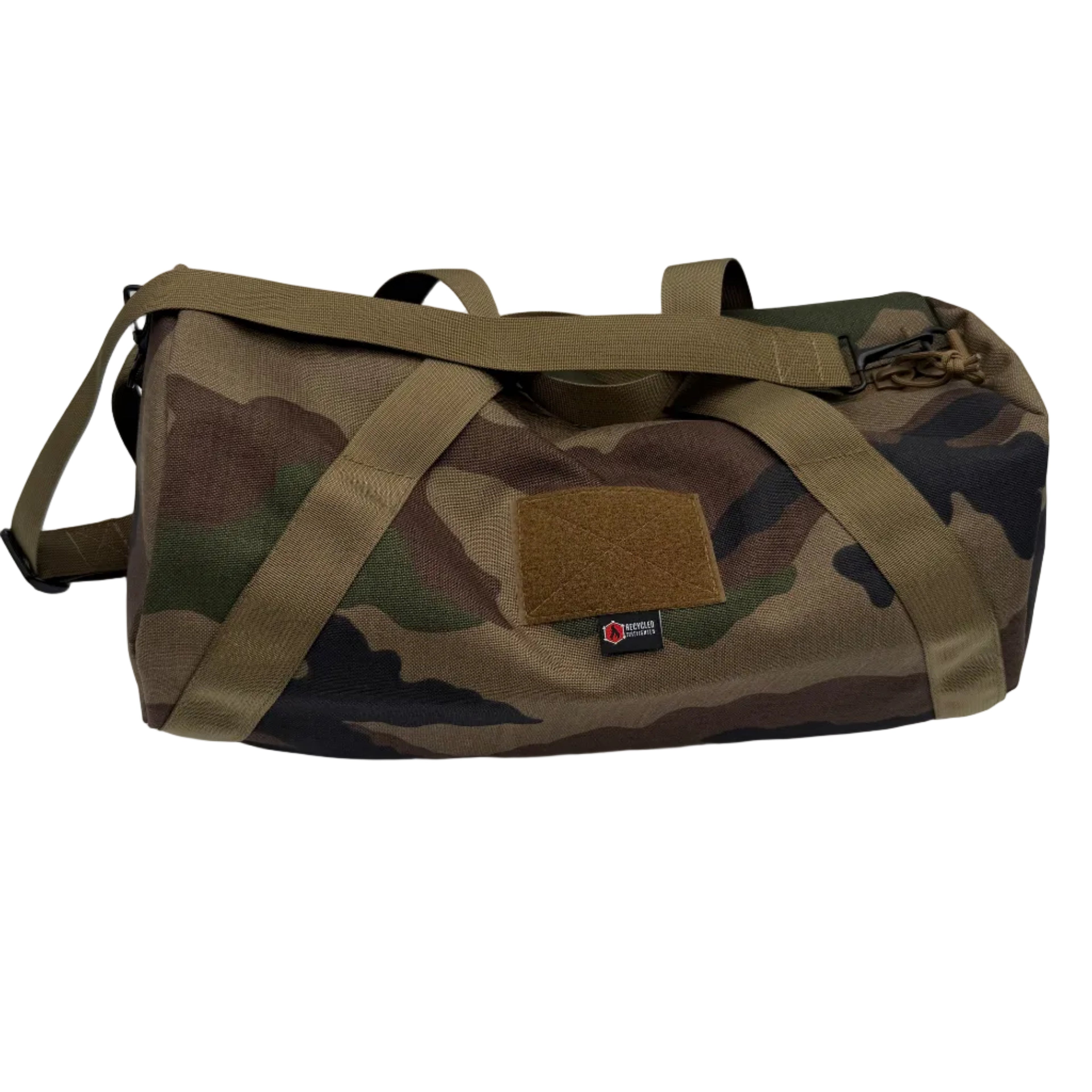 Recycled Firefighter Barrel Duffle Bag 1000D