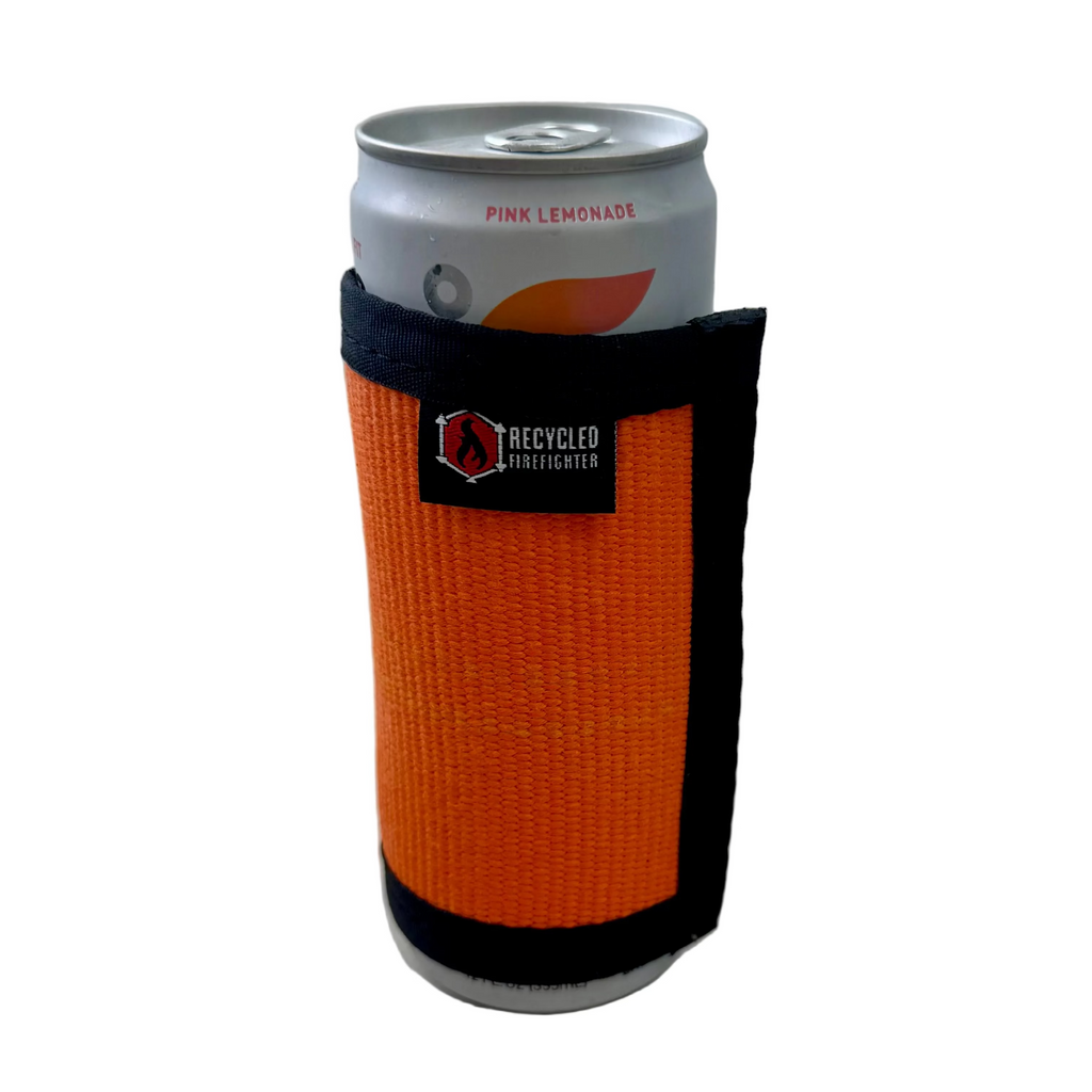 Recycled Firefighter Drink Sleeve - Firehose - Skinny