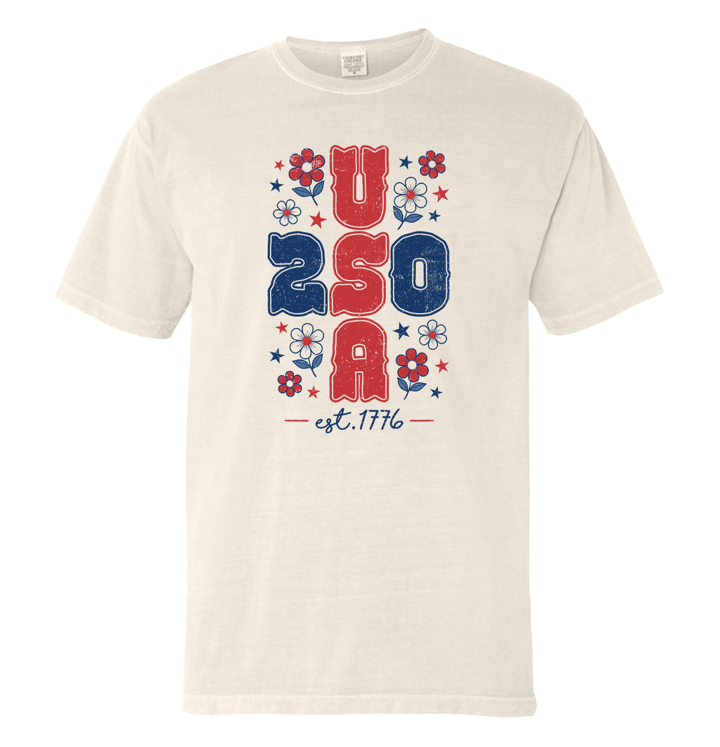 Red, White & Bloom (Front Print)