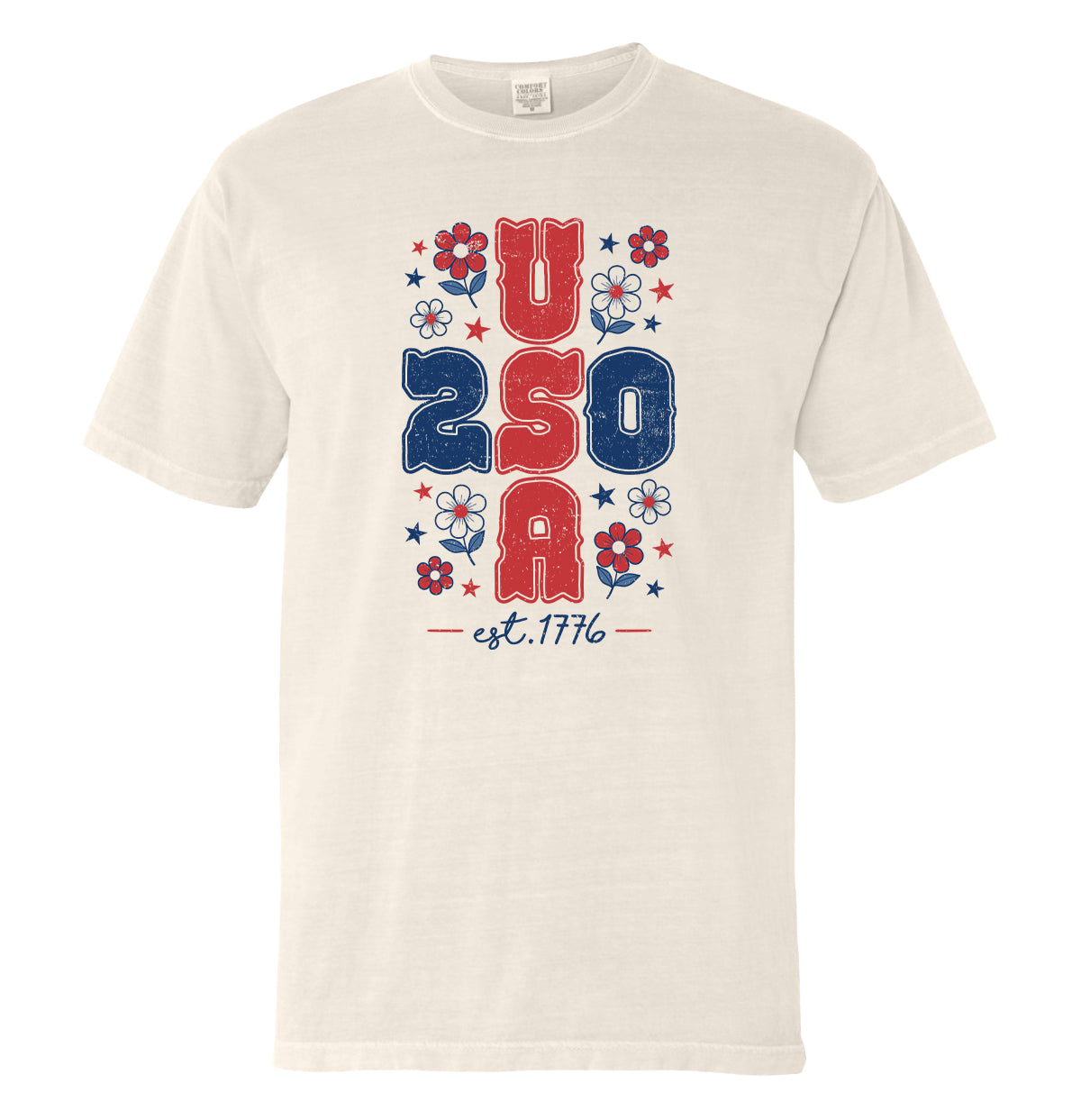 Red, White & Bloom (Front Print)