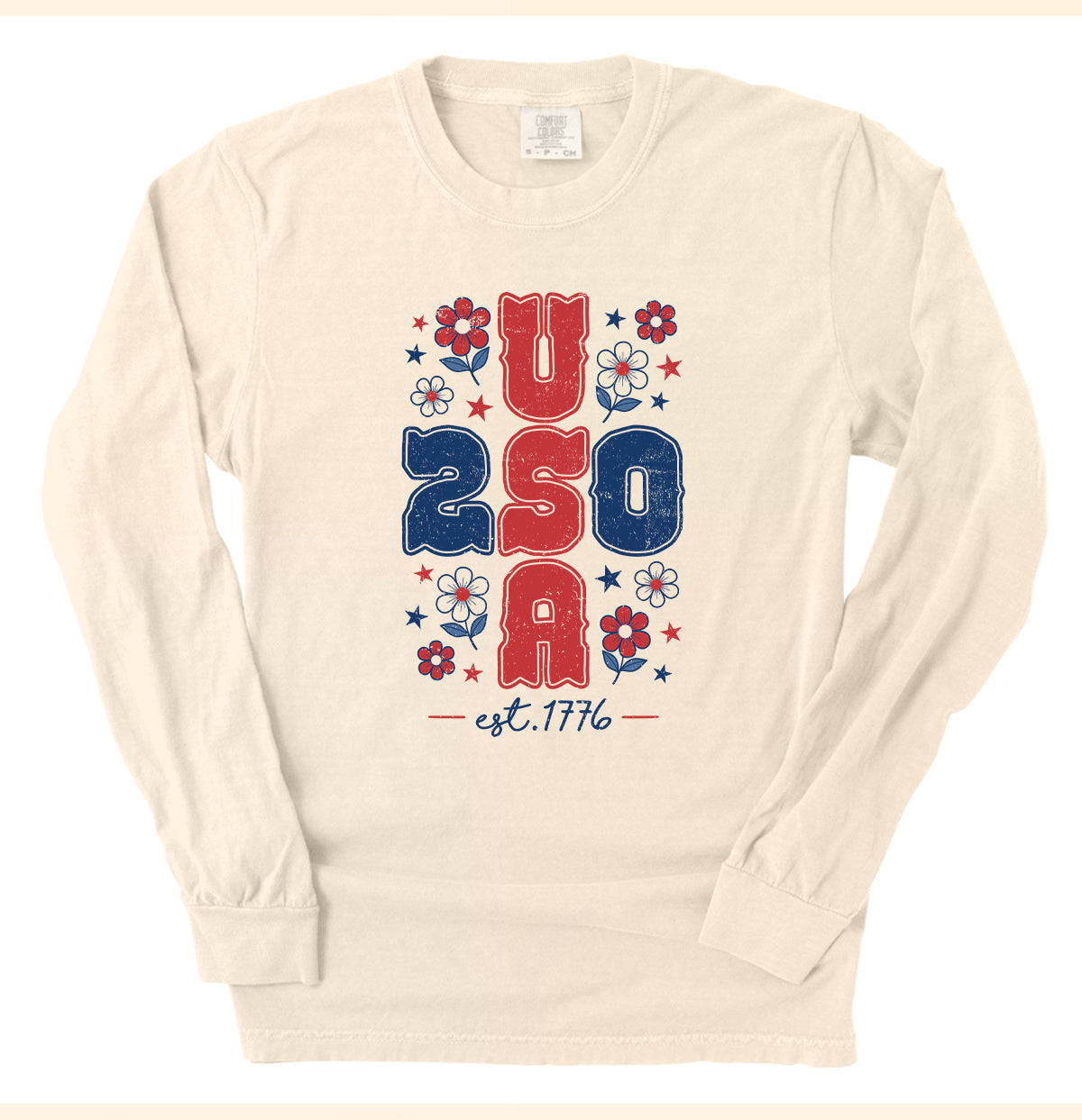 Red, White & Bloom (Front Print)