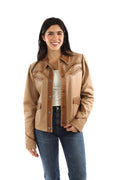 Scully Studded Yokes - Women's Leather Jacket