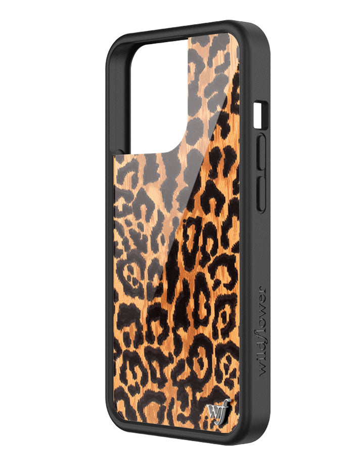 Wildflower Leopard Love iPhone Case