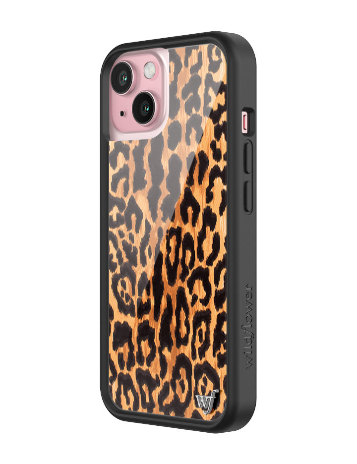 Wildflower Leopard Love iPhone Case