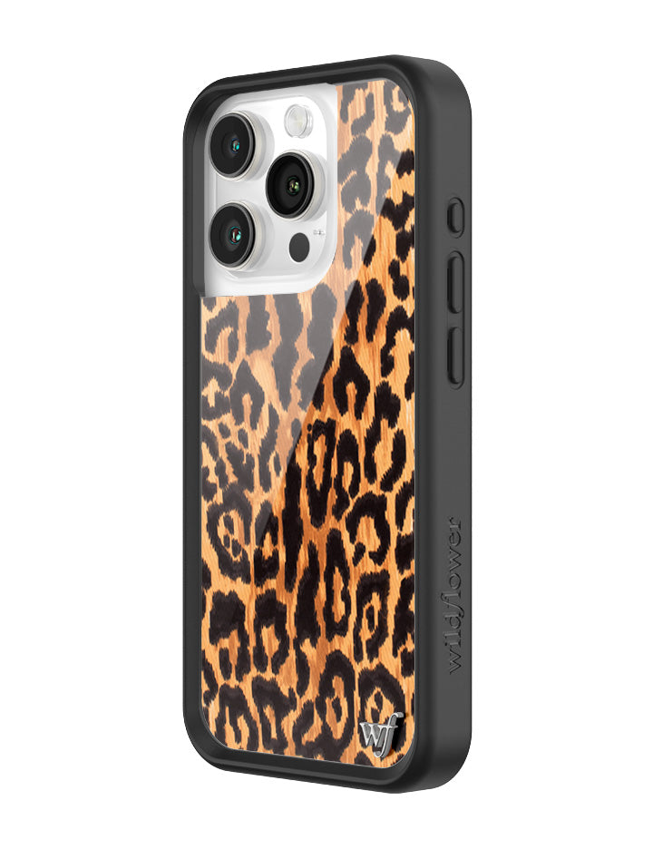 Wildflower Leopard Love iPhone Case
