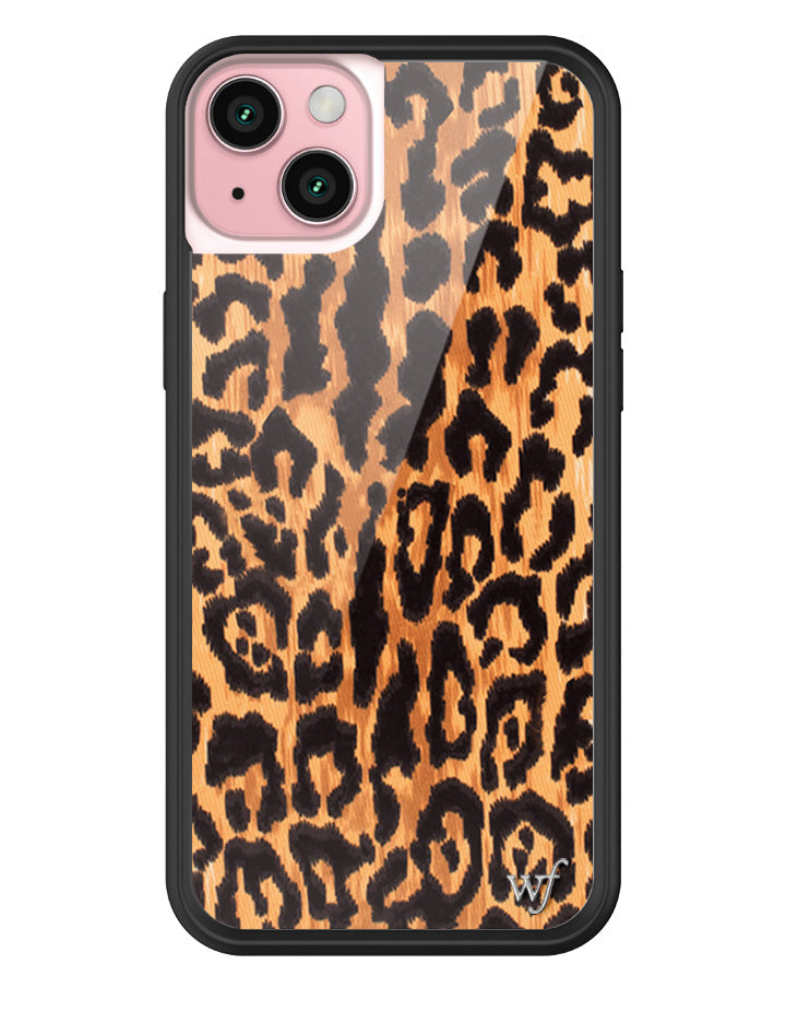 Wildflower Leopard Love iPhone Case