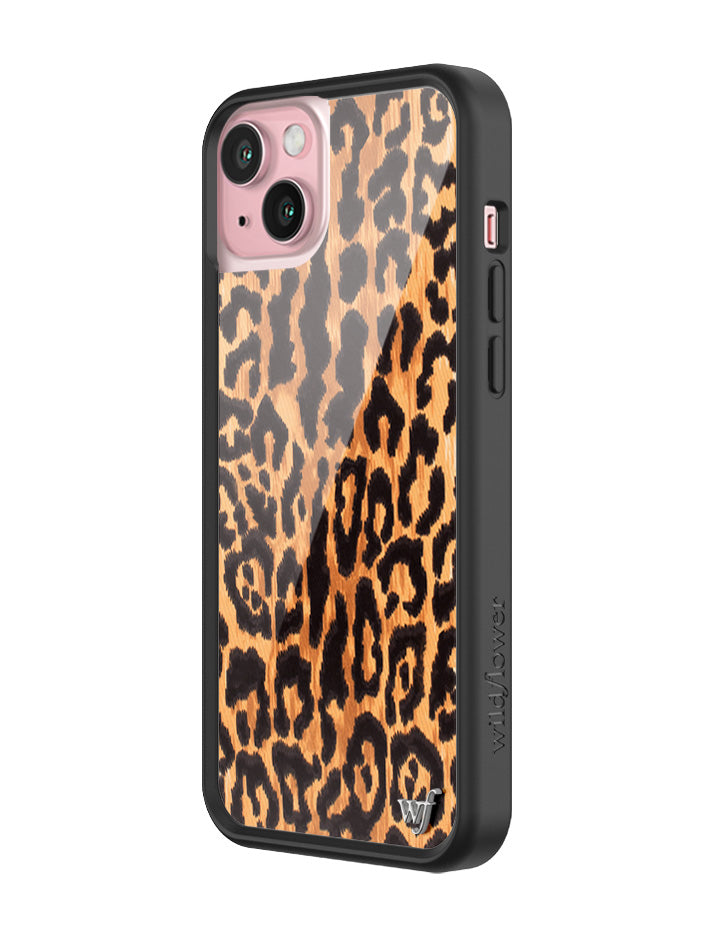 Wildflower Leopard Love iPhone Case