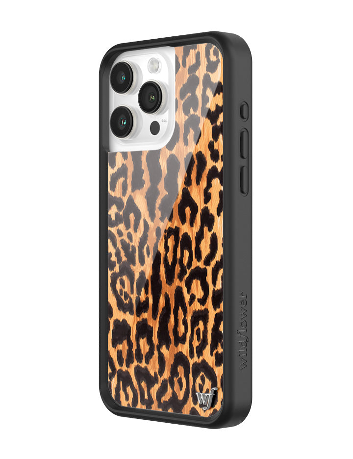 Wildflower Leopard Love iPhone Case