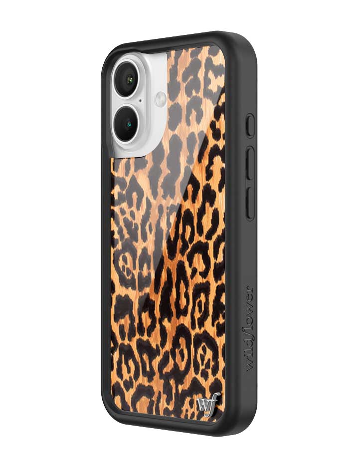 Wildflower Leopard Love iPhone Case