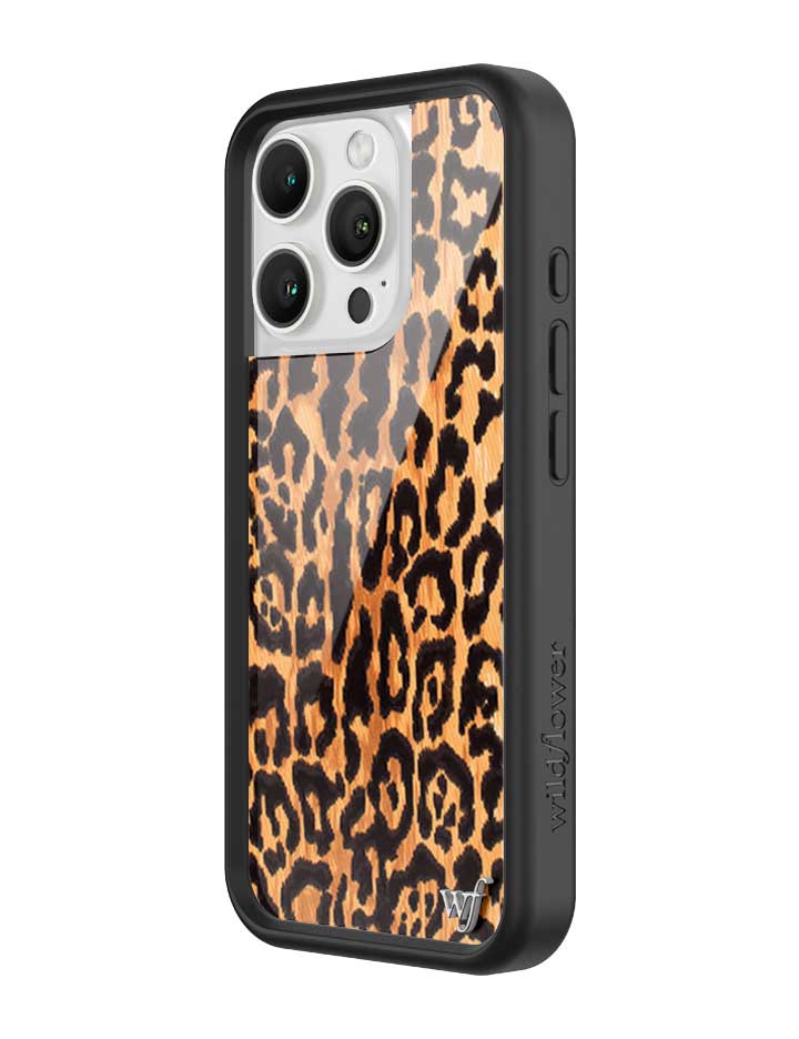 Wildflower Leopard Love iPhone Case