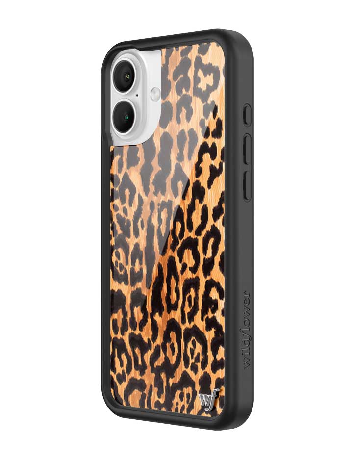 Wildflower Leopard Love iPhone Case