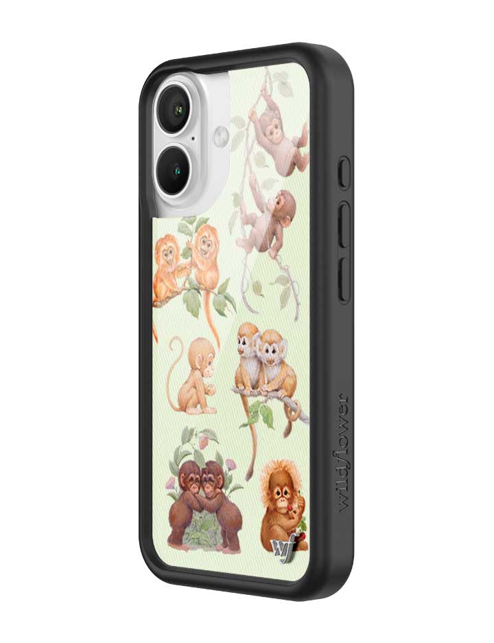 Wildflower Monkey Biz iPhone Case