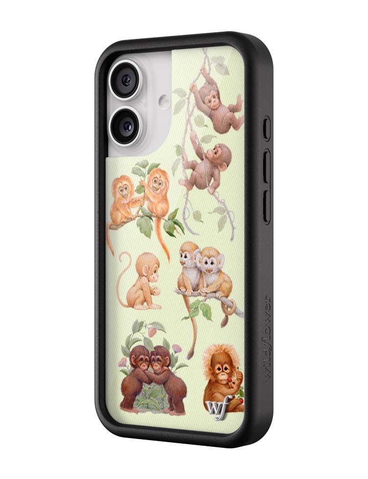 Wildflower Monkey Biz iPhone Case