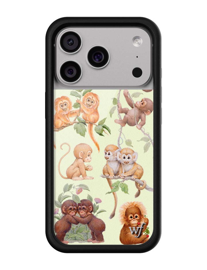 Wildflower Monkey Biz iPhone Case