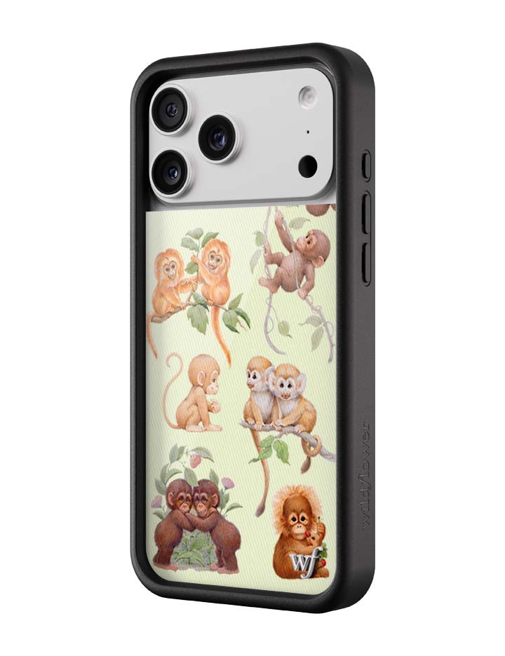 Wildflower Monkey Biz iPhone Case