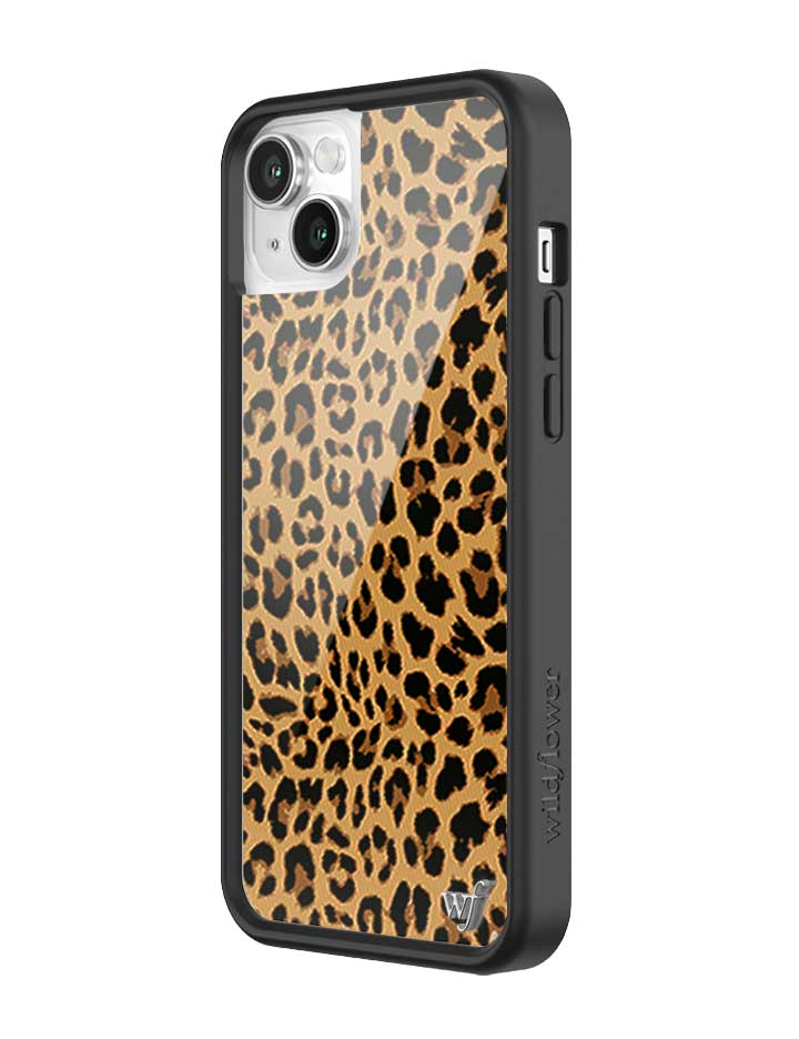 Wildflower Meow | Brown iPhone Case