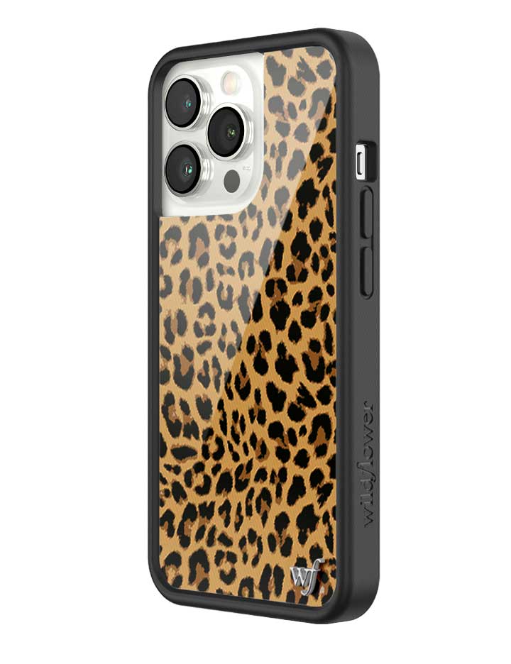 Wildflower Meow | Brown iPhone Case